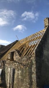 charpente maison chaumiere morbihan - Charpente et étanchéité - Morbihan Baud