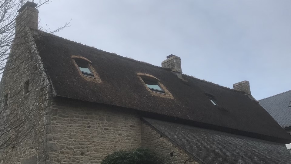pose velux toit de chaume 1 1 - Couverture en chaume - Morbihan Baud