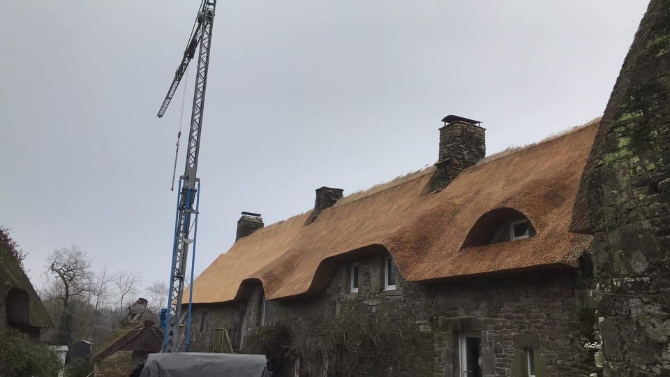 toit de chaume quistinic - Couverture en chaume - Morbihan Baud